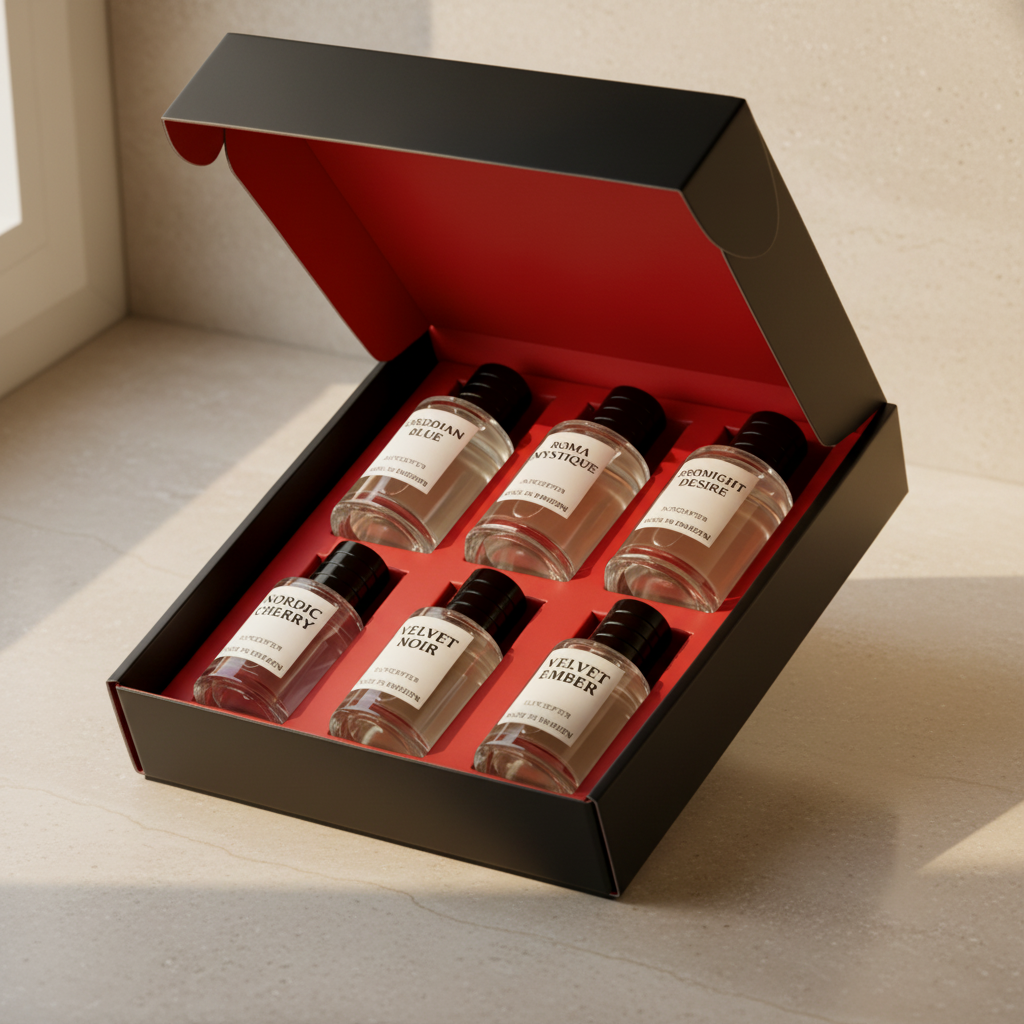 Parfymbox ny bakgrund